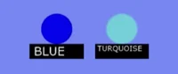 Blue and Turquoise
