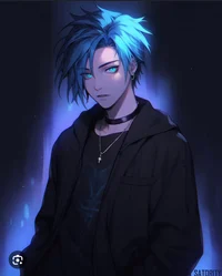 The schools Goth boy