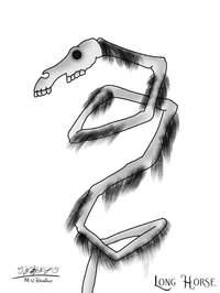 cursed long horse