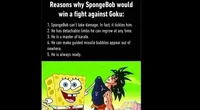 SpongeBob The sponge