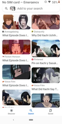 Itachi death scene