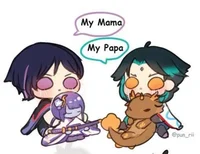 Scaramouche and Xiao