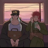 Jotaro and Kakyoin 