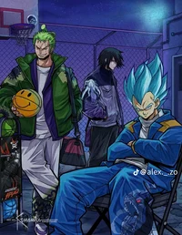 Vegeta con equipo