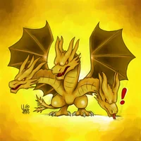 Chibi King Ghidorah 