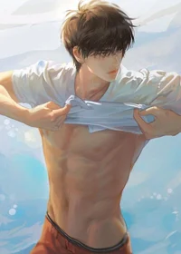 bully on the beach