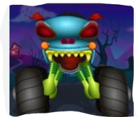 Scary monster truck
