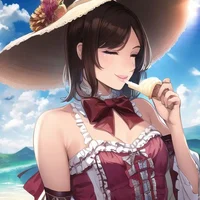 Sweet ice cream girl