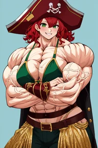 Pirate buff babe