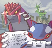 Groudon and Kyogre