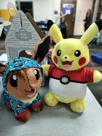B-A-B Eevee Pikachu
