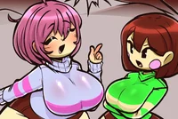 Frisk and Chara 