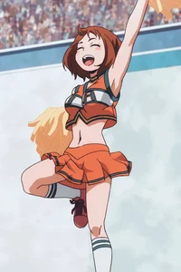 cheerleader uraraka