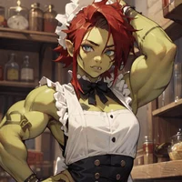 Tsuyoidere Orc Maid