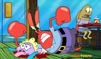 Boxing Mr Krabs