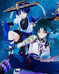 Xiao and Scaramouche