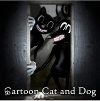 Cartoon cat and dog 