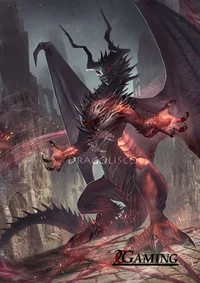 Demonic hell dragon