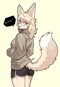 Furry fox girl