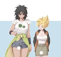 FemaleBroly and Goku