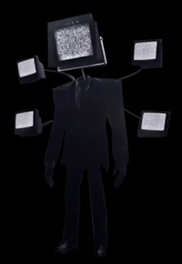 Large tv man