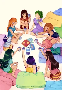 MHA GIRLS SLEEPOVER