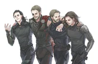 Bucky Thor and Loki