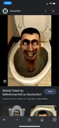 Skibid toilet AU