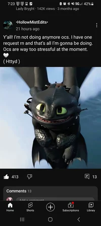 Toothless 