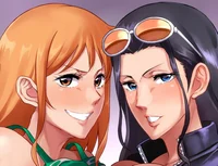 Nami and Nico Robin