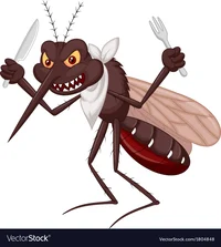Cartoon mosquito dad