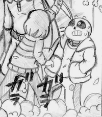 sans and frisk fight
