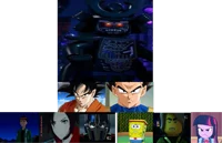 Teamgoku vs garmadon