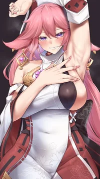 Yae Miko armpits