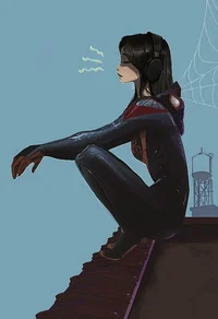 Lesbian spider-girl 