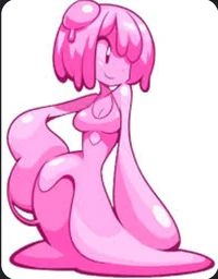 Pink slime girl 