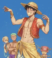 Luffy zoro and sanji