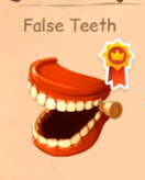 false teeth