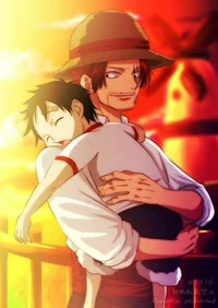 Luffy and Shanks