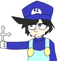 Smg4 with crucifix