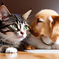 Cat and dog
