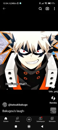 Katzuki Bakugo 