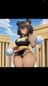 Ebony Cheerleader