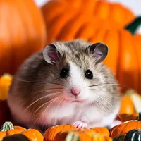Pumpkin hamster