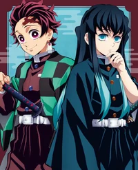 Tanjiro und muichiro