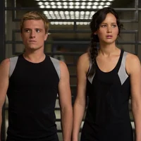 Peeta and Katniss