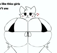 Thicc wolf roommate