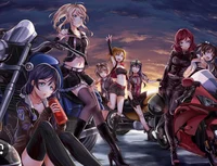 Dominant biker girls