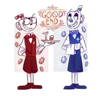 Cuphead and Mugman 