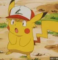 Ash as a pikachu